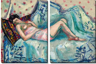 Картина Розовая сорочка, Анита (1918)