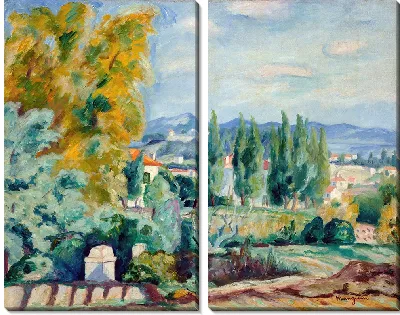 Картина Осенний пейзаж в окрестностях Сен-Тропе (1922 г.)