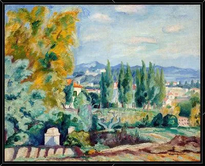 Осенний пейзаж в окрестностях Сен-Тропе (1922 г.)