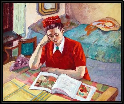 Одетта в красном тюрбане (1947)