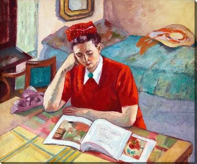 Одетта в красном тюрбане (1947)