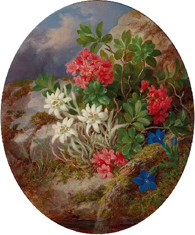 Картина Альпийские цветы