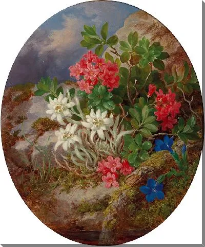 Картина Альпийские цветы