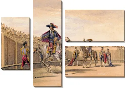 Картина Альгвасиль, передающий ключи от Ториля (1860-1870)