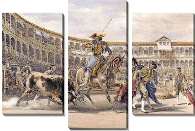 Бык атакует Пикадора (1860-1870)