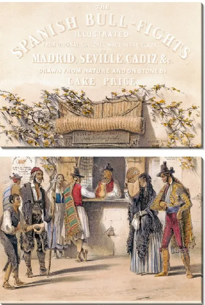 Картина Испанские бои быков – Титульный лист (1860-1870)