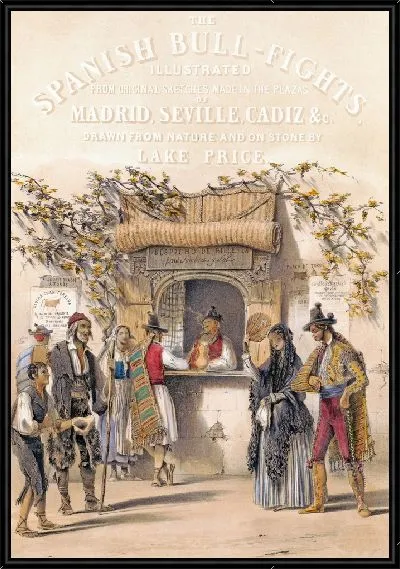 Картина Испанские бои быков – Титульный лист (1860-1870)