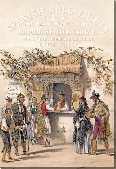 Картина Испанские бои быков – Титульный лист (1860-1870)