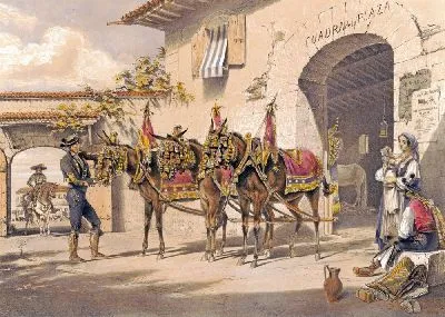 Картина Мулы с Пласа-де-Торос (1860-1870 гг.)