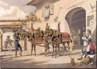 Картина Мулы с Пласа-де-Торос (1860-1870 гг.)