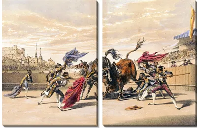 Картина Пикадор спешился (1860-1870)