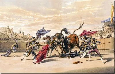 Картина Пикадор спешился (1860-1870)