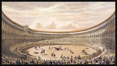 Картина Пласа де Торос в Мадриде (1860-1870 гг.)