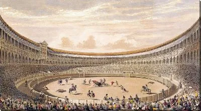 Картина Пласа де Торос в Мадриде (1860-1870 гг.)