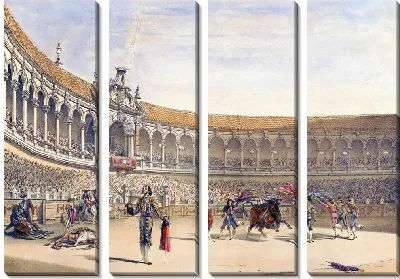 Картина Площадь Севильи (1860-1870)