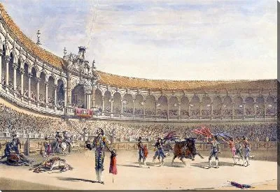 Картина Площадь Севильи (1860-1870)