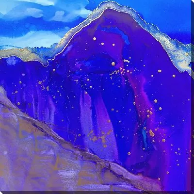 Картина маслом Алкогольные чернила №10