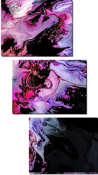 Модульная картина Алкогольные чернила №19