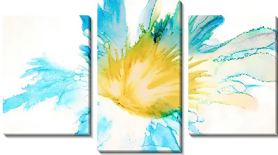 Модульная картина Алкогольные чернила №20