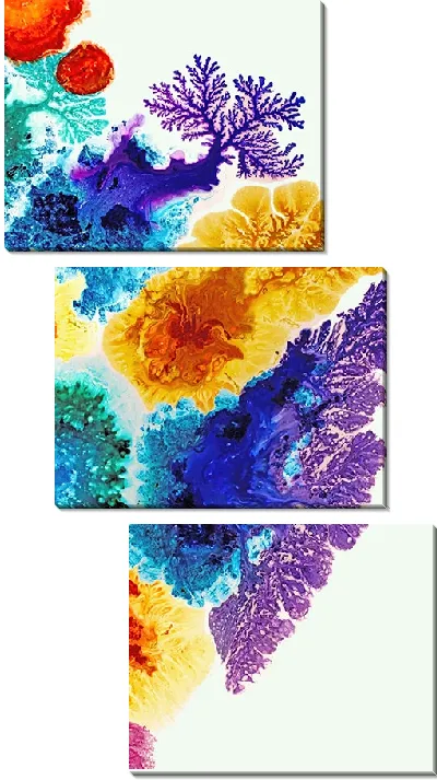 Модульная картина Алкогольные чернила №22