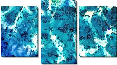 Модульная картина Алкогольные чернила №23