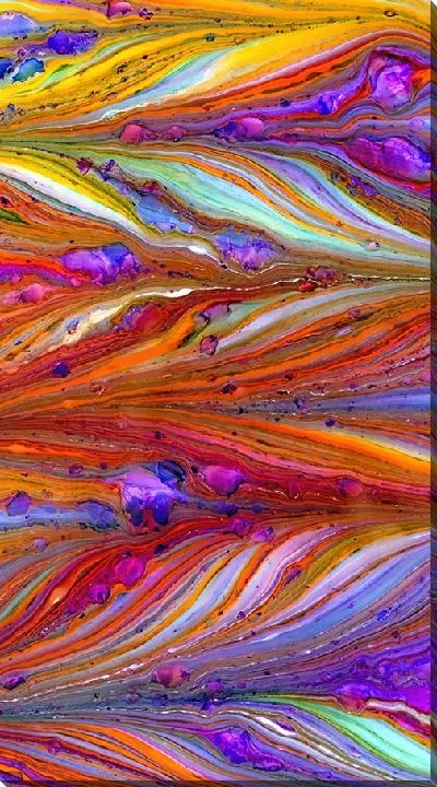 Картина маслом Алкогольные чернила №26