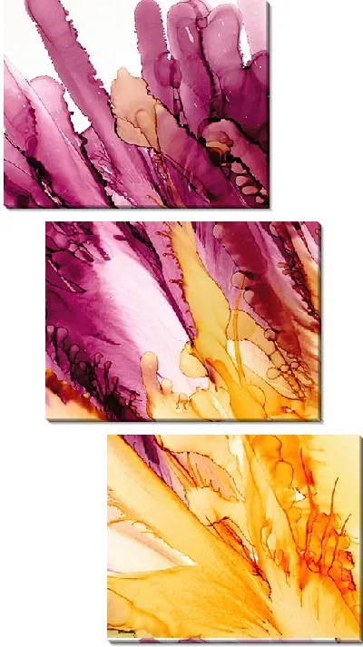 Модульная картина Алкогольные чернила №27