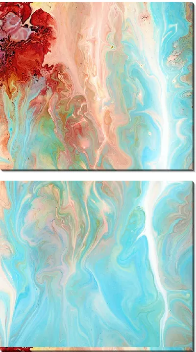 Модульная картина Алкогольные чернила №29