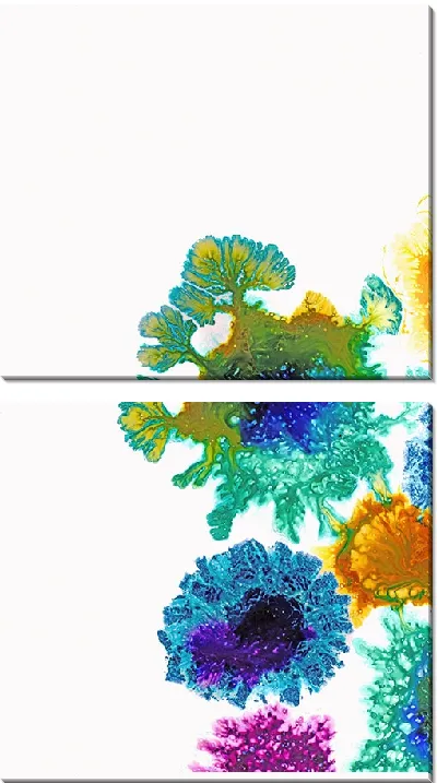 Модульная картина Алкогольные чернила №39