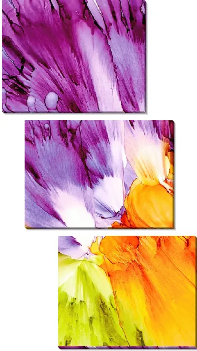 Модульная картина Алкогольные чернила №41