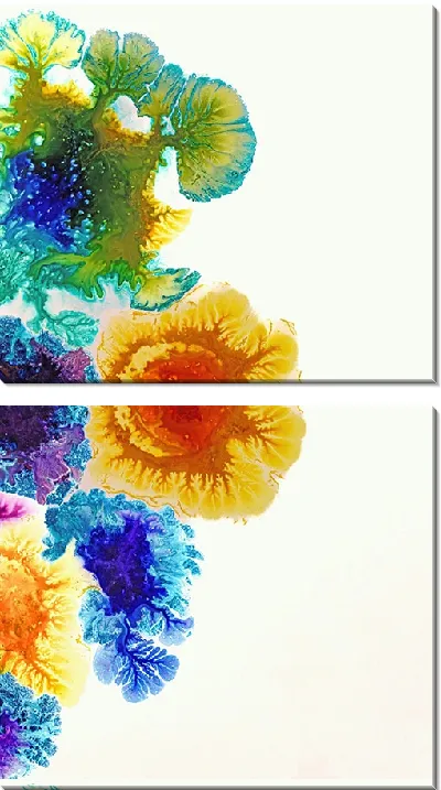 Модульная картина Алкогольные чернила №50