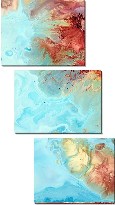 Модульная картина Алкогольные чернила №53