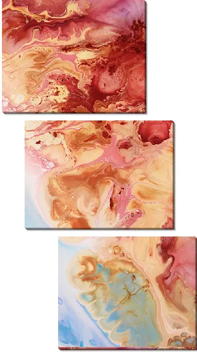 Модульная картина Алкогольные чернила №63