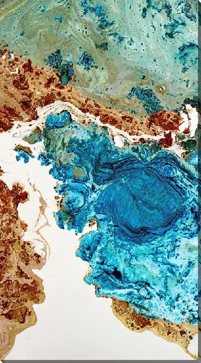 Картина маслом Алкогольные чернила №64