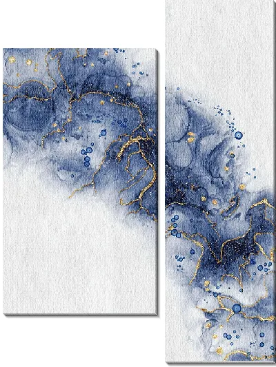 Модульная картина Алкогольные чернила №68