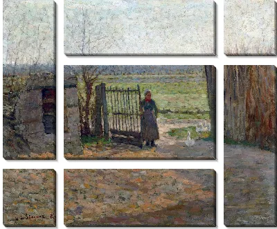 Картина Дверь фермы (1887)
