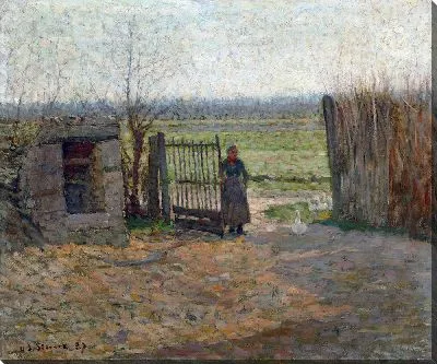 Картина Дверь фермы (1887)