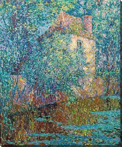 Картина «Павильон в листьях», композиция (1924)