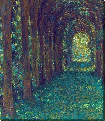 Картина Зелёная аллея (1905 г.)