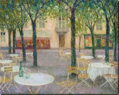 Картина Место водопьющих, Экс-ле-Бен (1937)