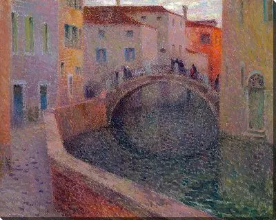 Картина Маленький канал, суар-гри, Венеция (1907)