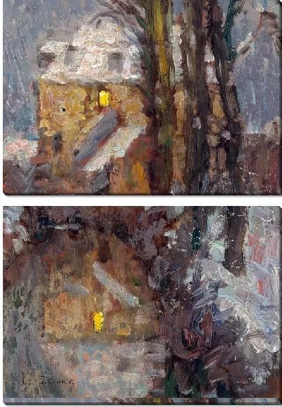 Картина Ле-Канал, Неж, Жизор (1901)