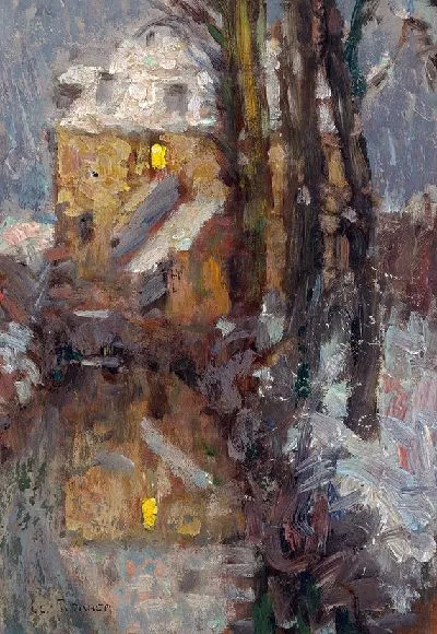 Картина Ле-Канал, Неж, Жизор (1901)