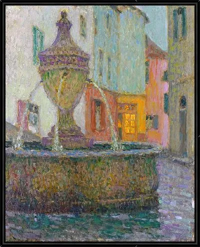 Картина Ла Фонтен, Сен-Поль де Ванс (1925)