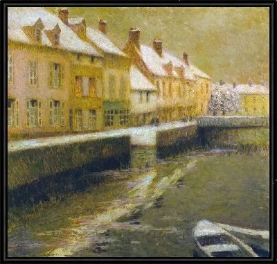 Канал в Брюгге, зима (1899 г.)