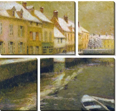 Канал в Брюгге, зима (1899 г.)