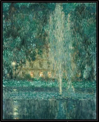 Картина Струя воды ночью (1937)