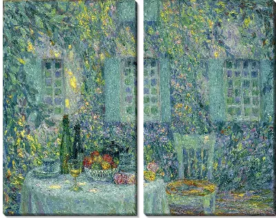 Картина Стол, Солнце в листьях, Герберуа (1917)