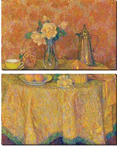 Картина Стол, желтая гармония (1927)