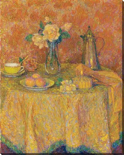 Картина Стол, желтая гармония (1927)